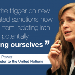 Amb Power on Iran sanctions