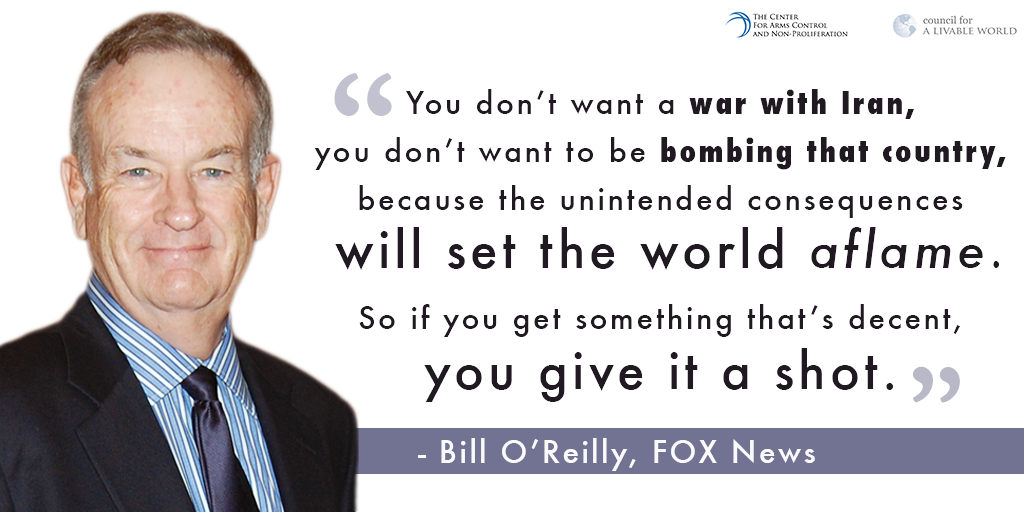 Bill O'Reilly Iran Deal