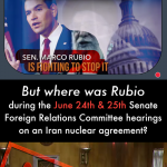 Rubio misses SFRC hearings days before Iran deadline